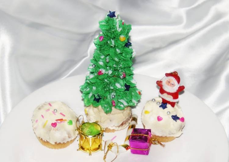 Recipe of Delicious Christmas Tree CupCake