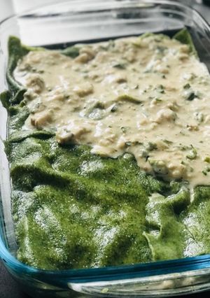 Una foto de Lasagna de masa de verduras