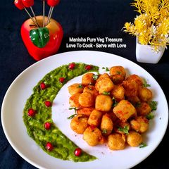 A picture of Sabudana Potato Nuggets - Navratri Night Bites - Farali Snacks.