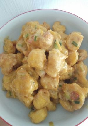 Foto resep Tahu Crispy saos Telur Asin