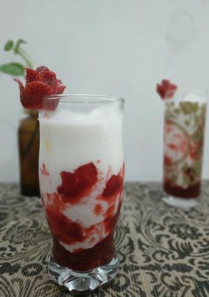 Foto resep Korean Strawberry Milk