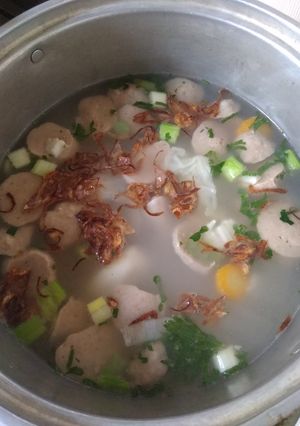 Foto resep Sup bakso ceker#5resepterbaruku