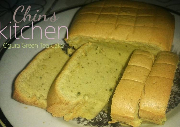 Cara mudah Membuat Ogura Greentea Cake #SeninSemangat #BikinRamadhanBerkesan yang Bikin Ngiler