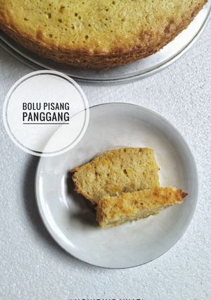 Foto resep 10. Bolu Pisang Panggang
