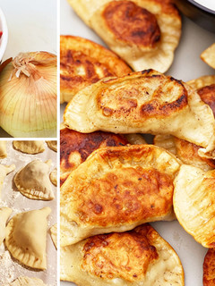 A picture of Fullblood Wagyu Beef Pierogies.