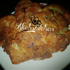 A picture of My secret yam in egg.