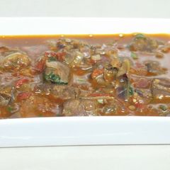 A picture of Flavourful beef liver stew.
