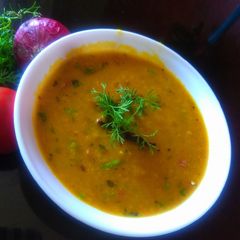 A picture of Dal tadka.