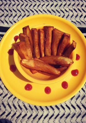 A picture of Sweet potato fries.