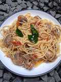 Seblak spaghetti tulang