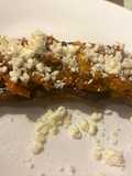 Plátano maduro horneado relleno con pollo y queso feta #platanolovers♥️