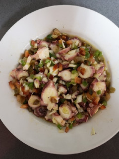 Una foto de Pulpo a la vinagreta