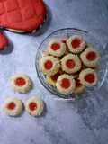 Strawberry Thumbprint Cookies