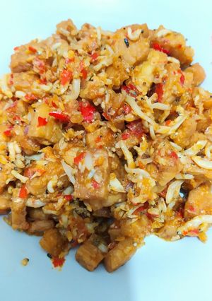 Foto resep Ikan teri medan tempe balado