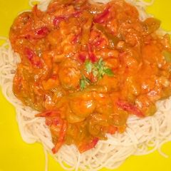 A picture of Sweet & Sour Pasta.