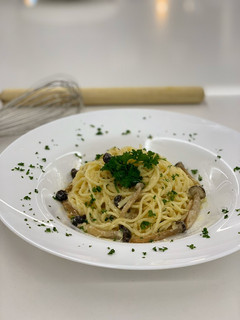 Foto resep Pasta Mushroom Alfredo