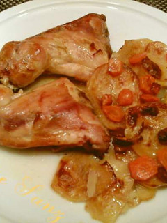 Una foto de Contramuslos de pollo al horno con cerveza