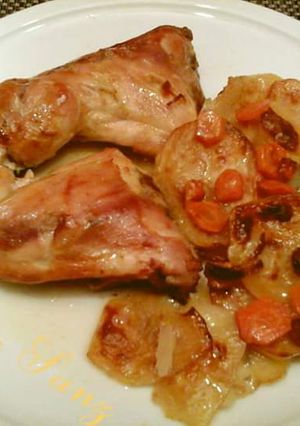 Foto principal de Contramuslos de pollo al horno con cerveza
