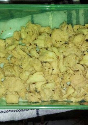 Foto resep Tegor krispi (terigu goreng)