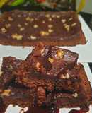 Eggless brownie cake