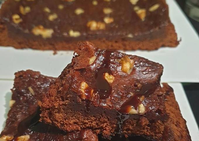 Eggless brownie cake Recipe