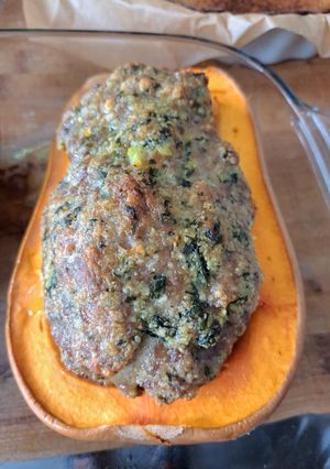 Une photo de Butternut farci à la viande