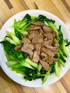 橄欖花炒牛肉片 的食譜成品照片