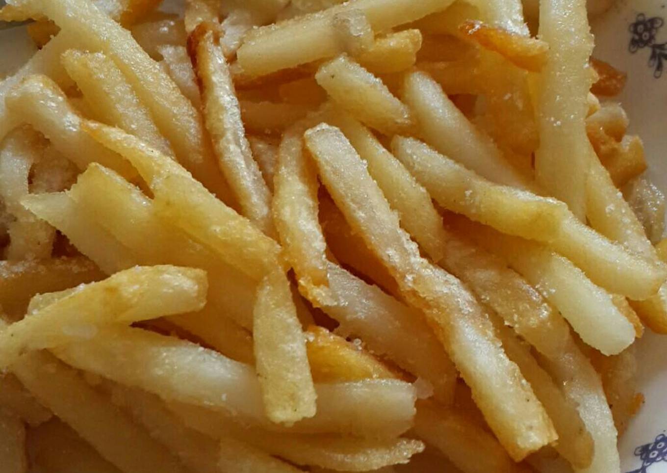 French Fries Coated Crispy