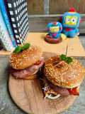 Chicken Burger Bolognese