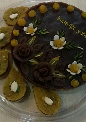 عکسی از دستور کیک حلوا