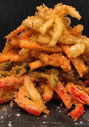 Una foto de Tempura de verduras