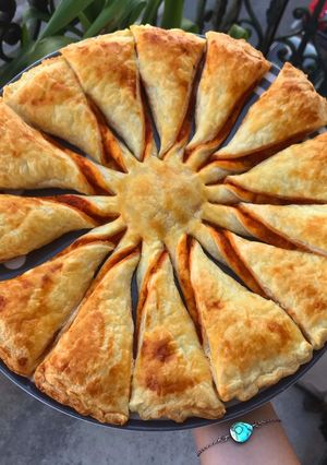 Une photo de 🍕 Tarte soleil au pesto 🍕