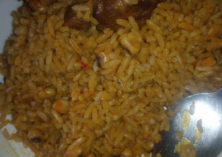 Palm Oil Rice &amp; beans