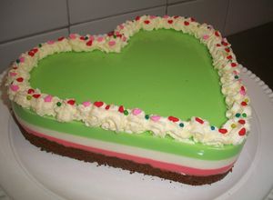 Una foto de Corazón multicolor