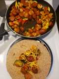 1 skillet andouille sausage & shrimp