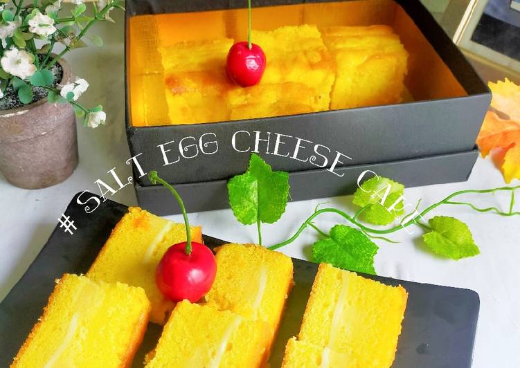 Bagaimana Menyiapkan # SALT EGG CHEESE CAKE yang Menggugah Selera