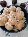Gnocchi di susine al burro e cardamomo
