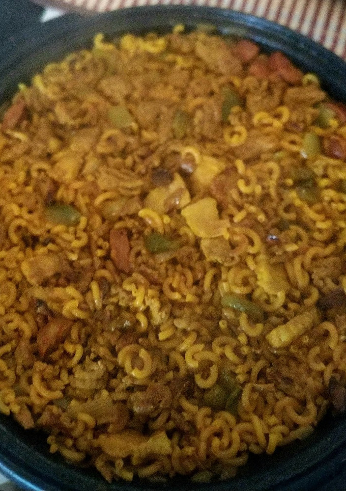 Una foto de Fideuá con carne (a la vikinga como le digo yo 😄)