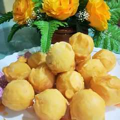 A picture of Gethuk goreng comel.