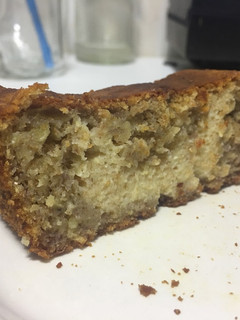Una foto de Bollo de plátano y queso