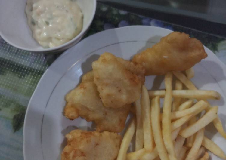 Cara Membuat Fish And Chips Yang Renyah