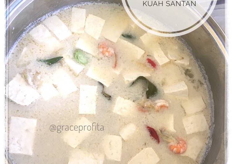 Tahu Pete Udang Kuah Santan