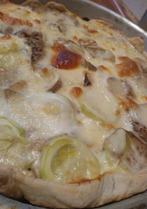 Una foto de Tarta de berenjena y zucchini