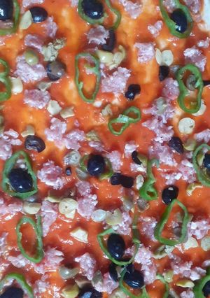 صورة لوصفة بيتزا كاري 🍕🍕