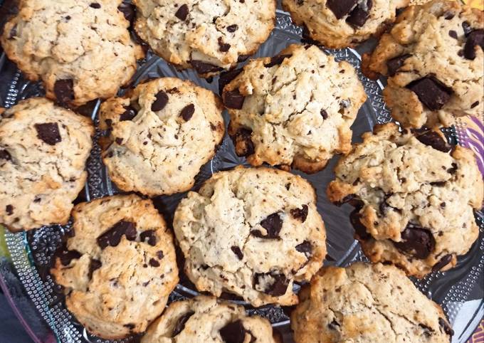 Le moyen le plus simple de Préparer Savoureux Cookies aux pépites de
chocolat 🍫