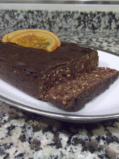 Una foto de Turrón de chocolate y naranja