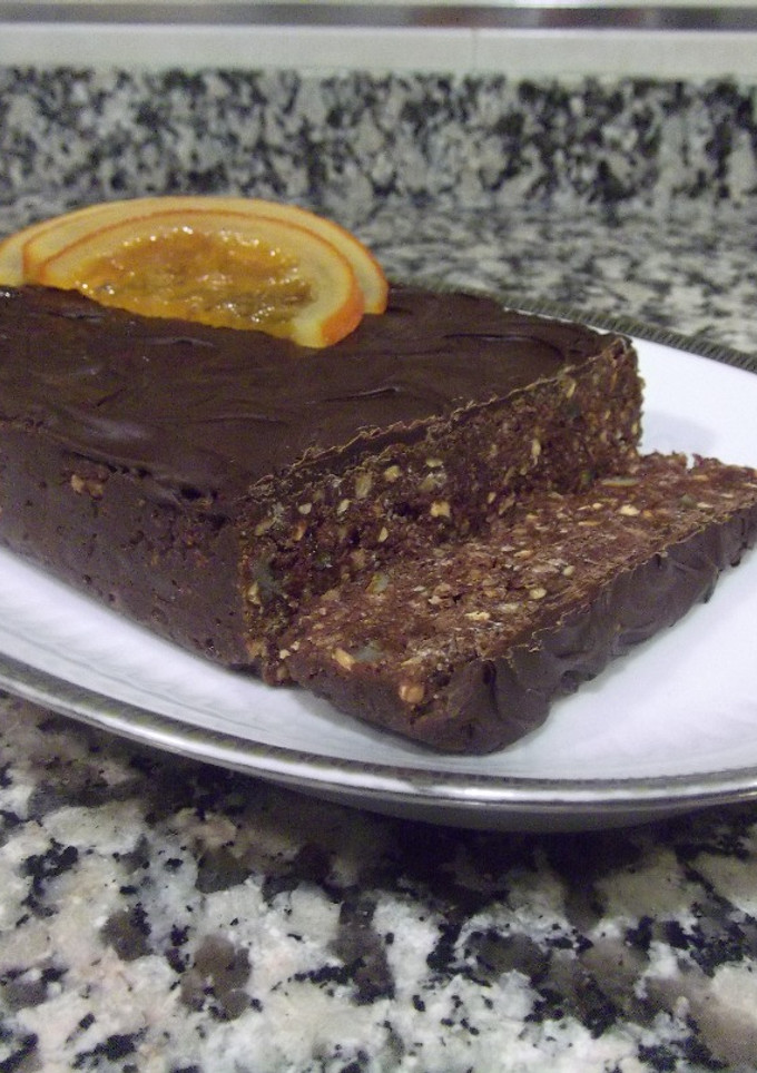 Una foto de Turrón de chocolate y naranja