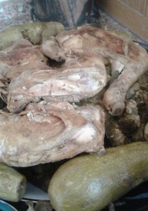 صورة لوصفة كوسا و دوالي ودجاج 😋😋