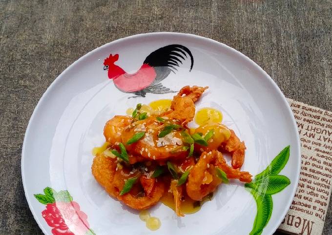 Resep Udang Crispy Saus jeruk yang Menggugah Selera
