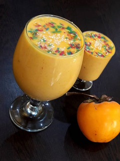 عکسی از دستور اسموتی خرمالو😍